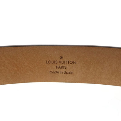 Louis Vuitton Damier Ceinture Carre Belt Brown Silver