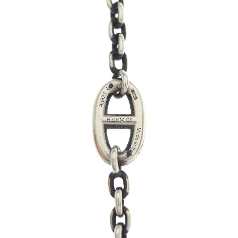 Hermes Farandole Chaine D'ancre Bracelet Silver