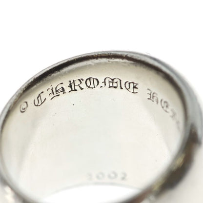 Chrome Hearts Classic Oval Cross Ring Silver