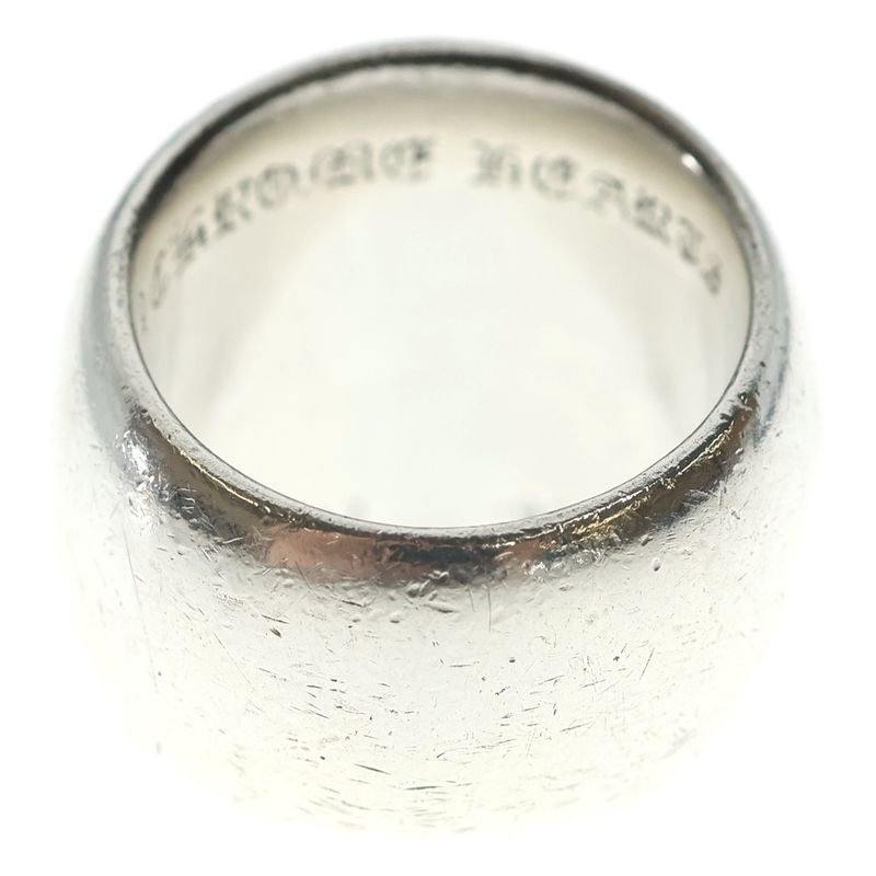 Chrome Hearts Classic Oval Cross Ring Silver