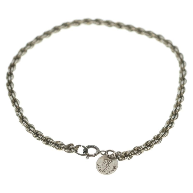 Tiffany & Co Twisted Chain Bracelet Silver