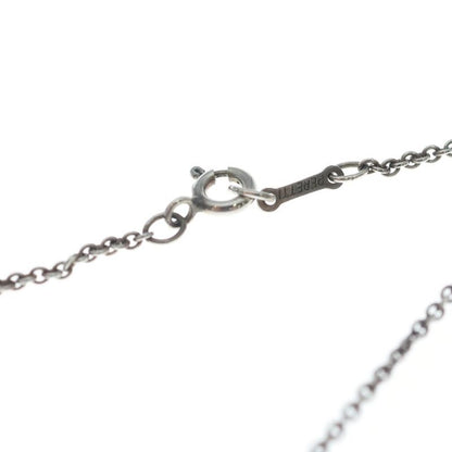 Tiffany & Co Open Heart Necklace Pendant Chain Silver