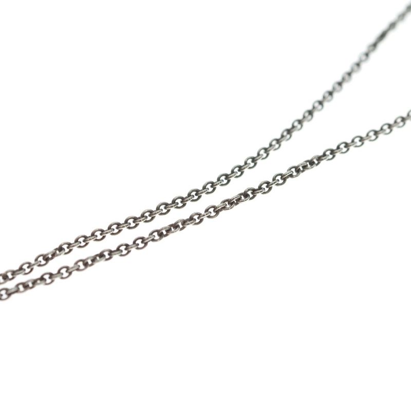 Tiffany & Co Open Heart Necklace Pendant Chain Silver