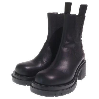 Bottega Veneta Lug Chelsea Boots Leather Black