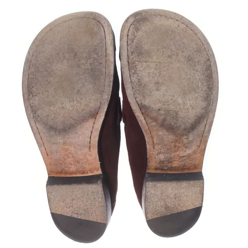 Loewe Campo Suede Leather Loafers Shoes