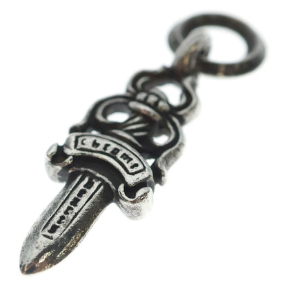 Chrome Hearts 5 Dagger 5 Daga Charm Pendant Top Silver