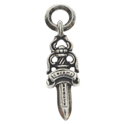 Chrome Hearts 5 Dagger 5 Daga Charm Pendant Top Silver