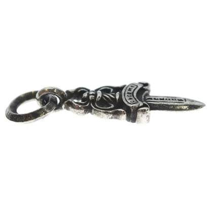 Chrome Hearts 5 Dagger 5 Daga Charm Pendant Top Silver