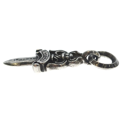 Chrome Hearts 5 Dagger 5 Daga Charm Pendant Top Silver