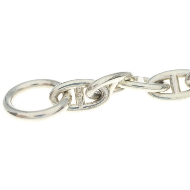 Hermes Chaine D'ancre GM 15 Pieces Chain Bracelet Silver