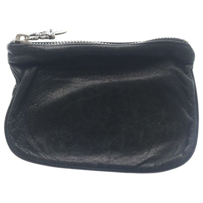 Chrome Hearts Zpr Chng Purse Change Cross Patch Daga Zip Coin Case