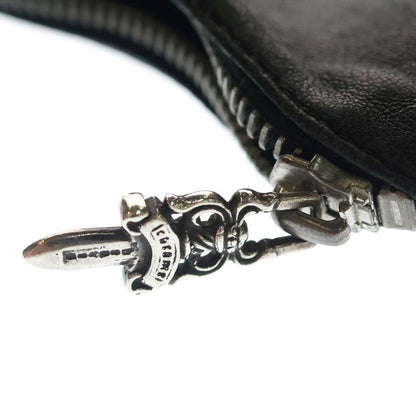Chrome Hearts Zpr Chng Purse Change Cross Patch Daga Zip Coin Case