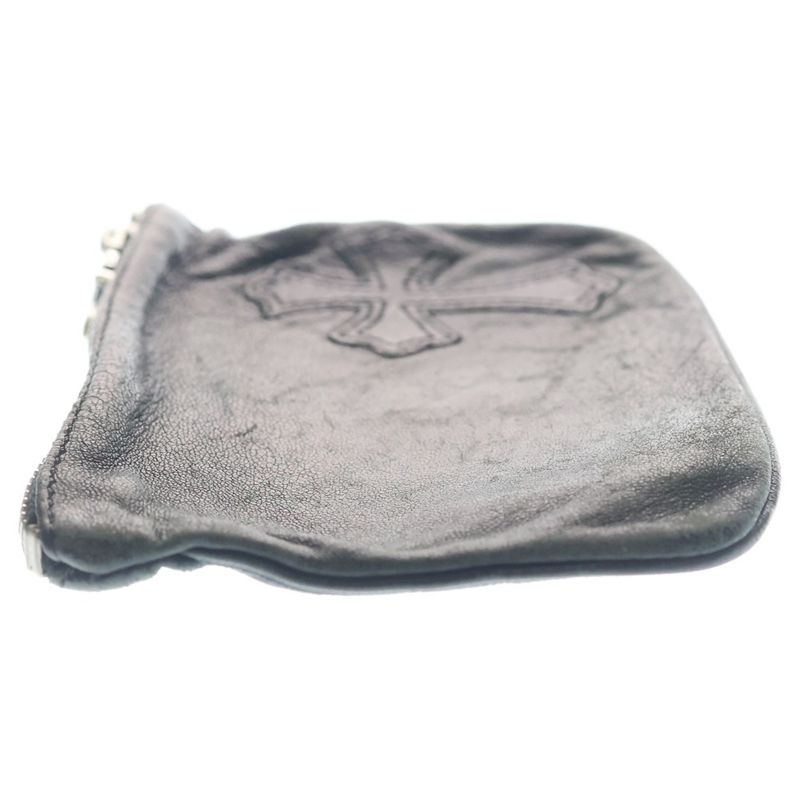 Chrome Hearts Zpr Chng Purse Change Cross Patch Daga Zip Coin Case