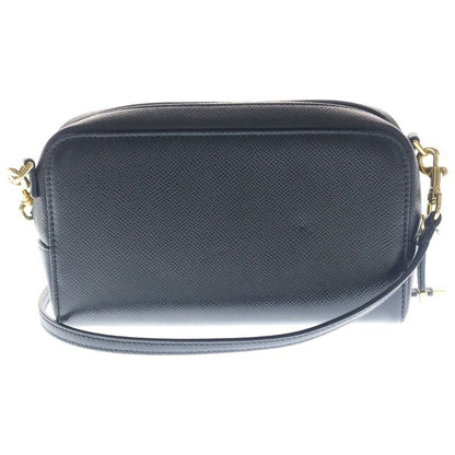 Dior Caro Mini Shoulder Bag Black Leather Gold