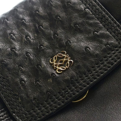 Loewe Tote Black Leather Gold