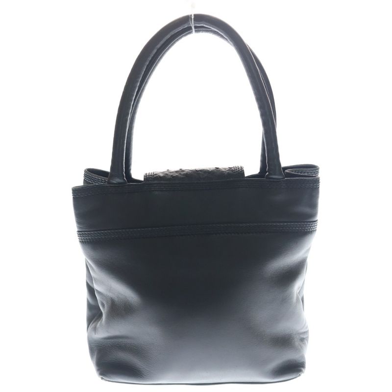 Loewe Tote Black Leather Gold