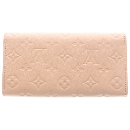 Louis Vuitton Monogram Empreinte Portefeuille Sarah Wallet Card Case Pink