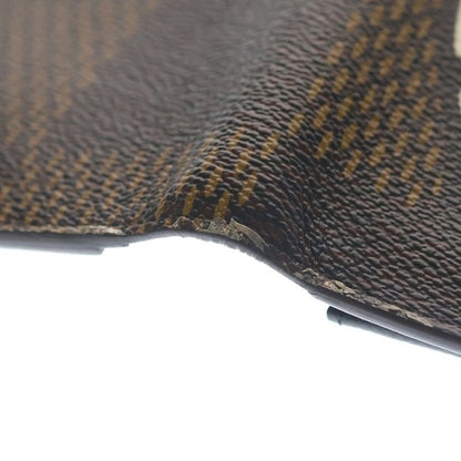 Louis Vuitton LV Damier Giant Portefeuille Plaza Wallet Card Case Brown Leather