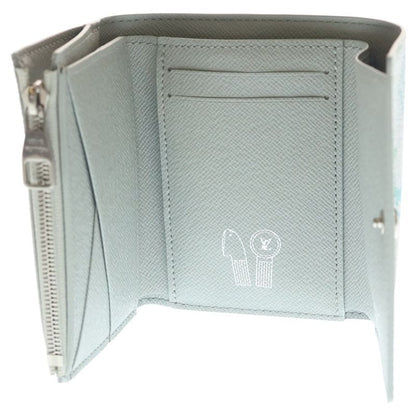 Louis Vuitton Monogram Iridescent Victor Wallet Gradient Compact Trifold Coin