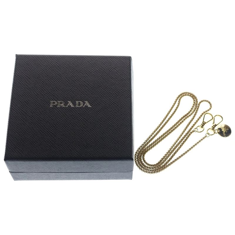 Prada Saffiano Mini Pouch 2-Way Chain Mini Shoulder Bag White Gold
