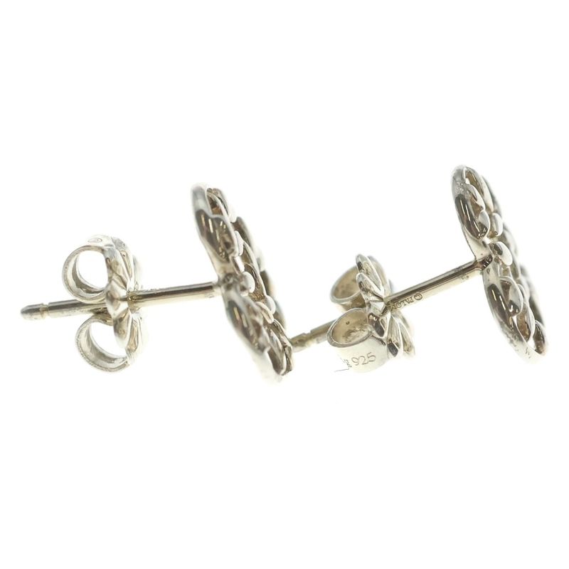 Tiffany & Co Paloma Picasso Olive Earrings Silver