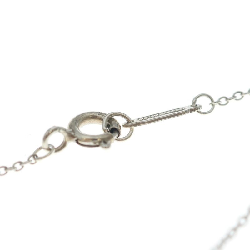 Tiffany & Co Circle Pendant Necklace Silver Chain
