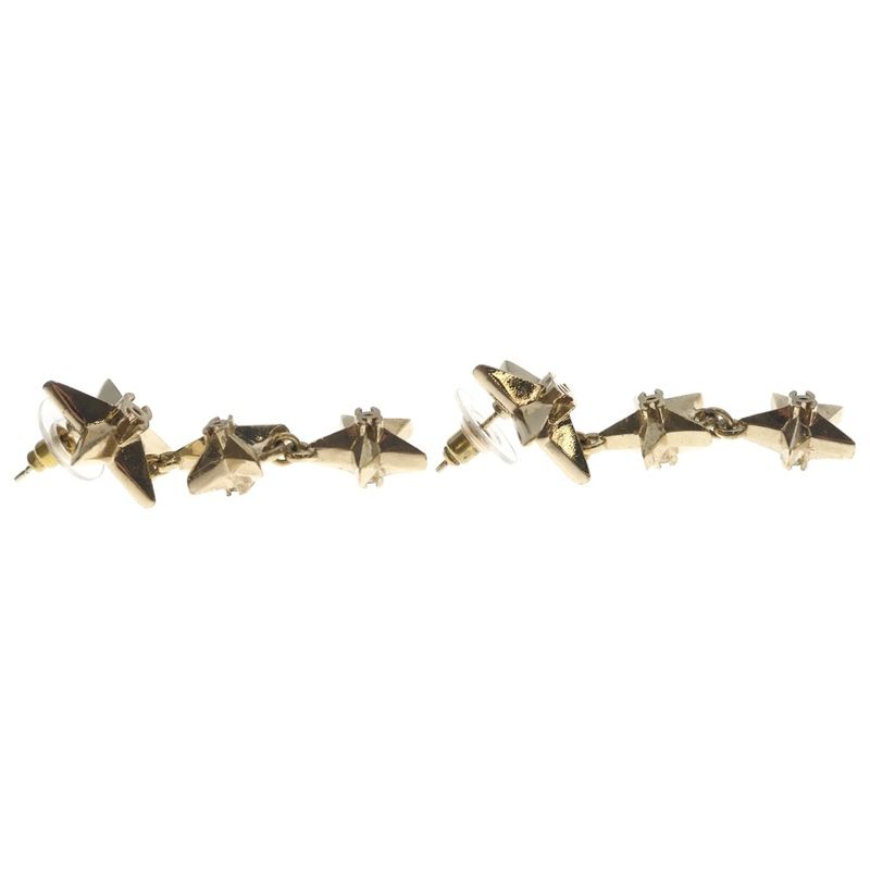 Chanel Coco Star Earrings Gold