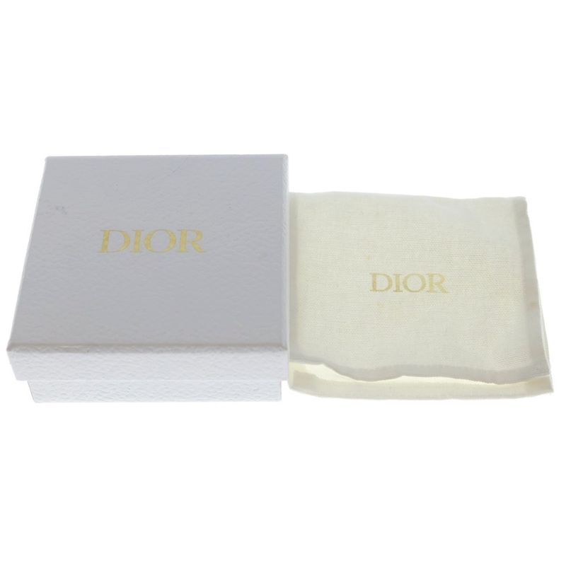 Dior Leather Bangle Bracelet Black