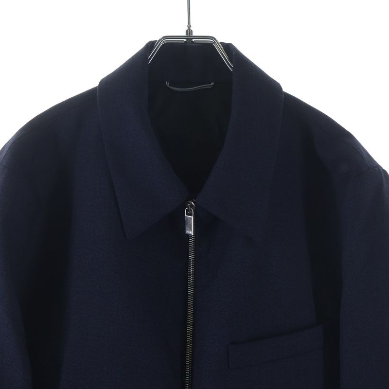 Dior Classic Zip Jacket Wool Navy