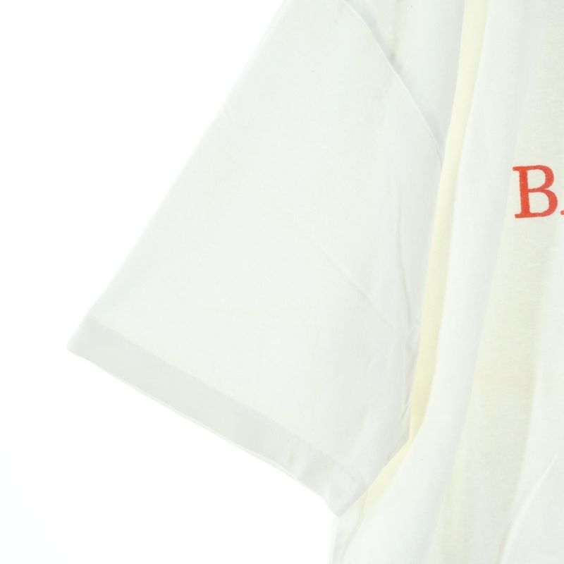 Balenciaga BB Rainbow Logo Embroidery T-Shirt White
