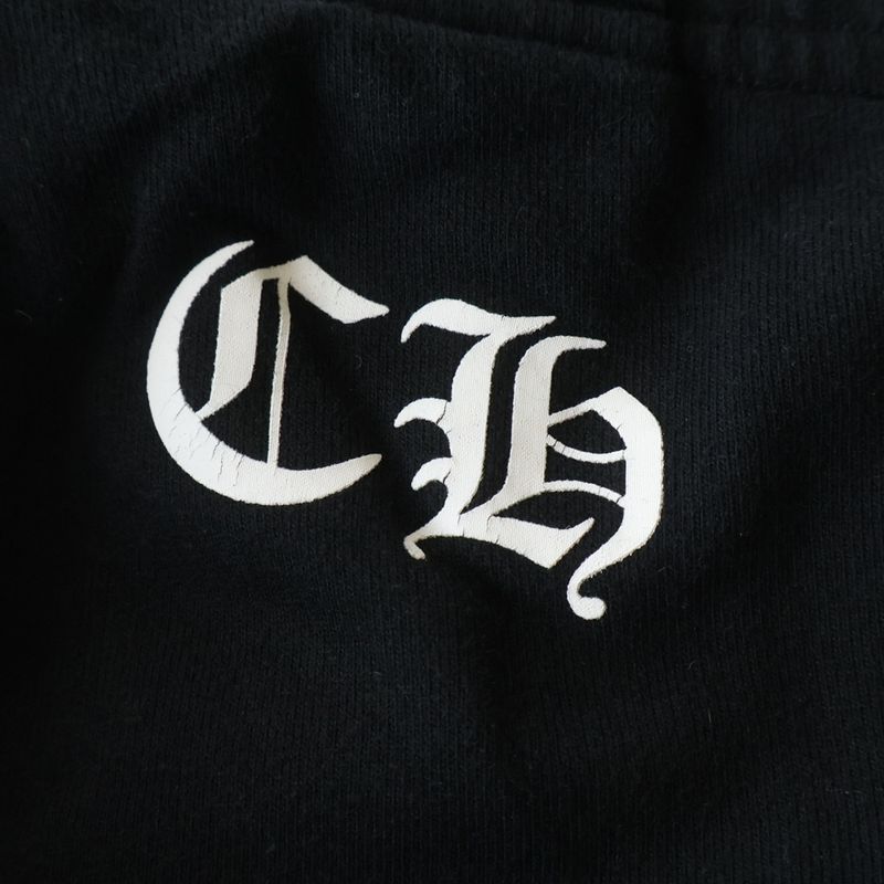 Chrome Hearts Flamed Cross Print Sweatshirt Pants Black