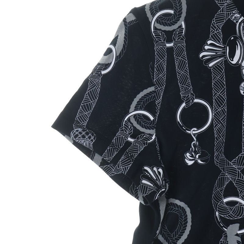 Hermes Palfroi Remix Print T-Shirt Black