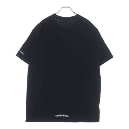 Chrome Hearts Neck Logo Tee Print Short Sleeve T-Shirt Black