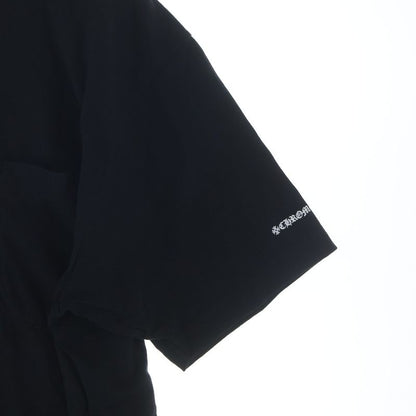 Chrome Hearts Neck Logo Tee Print Short Sleeve T-Shirt Black