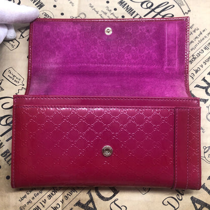 Gucci Wallet Nice Micro Guccissima Patent — view 5