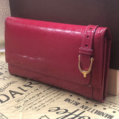 Gucci Wallet Nice Micro Guccissima Patent