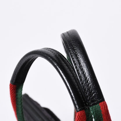 Gucci Handbag Sherry Line GG Canvas Silver Black — view 4