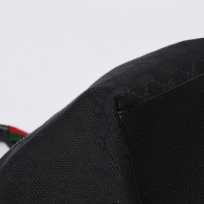 Gucci Handbag Sherry Line GG Canvas Silver Black — view 8