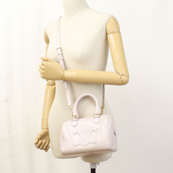 Celine Small Boston Triomphe Handbag Calf