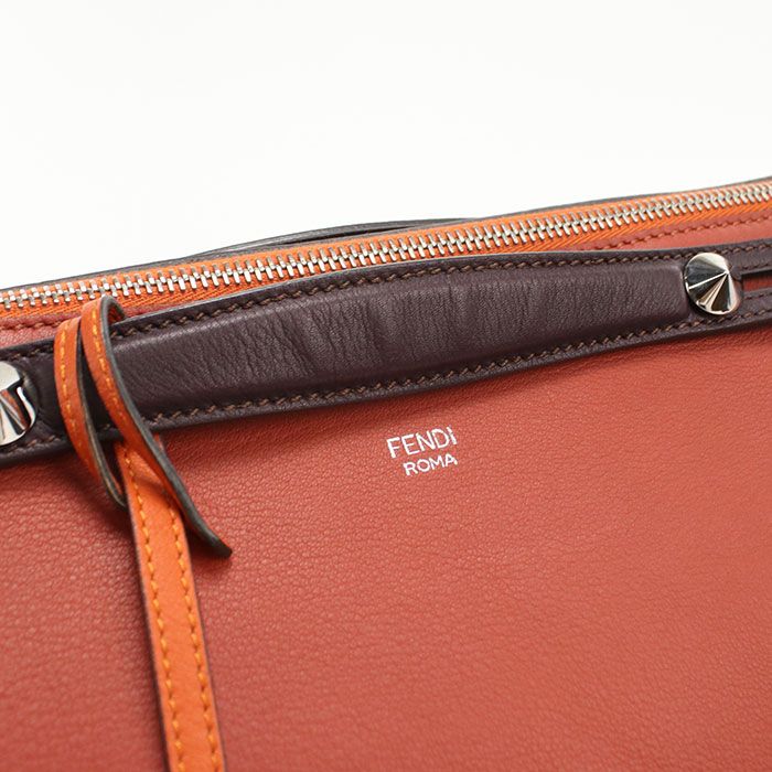 Fendi 2-Way by the Way Handbag Leather