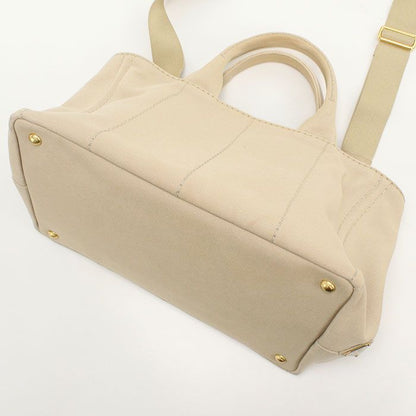 Prada 2-Way Canapa Tote Canvas