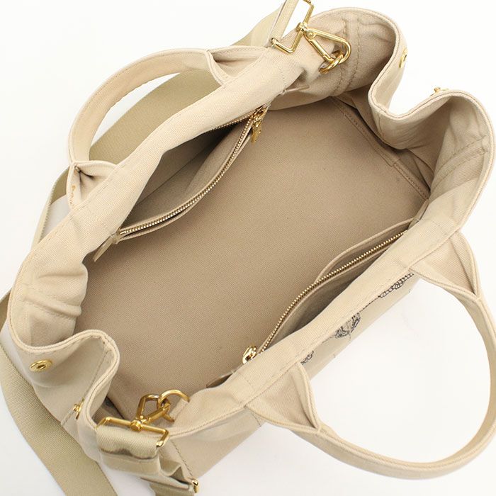 Prada 2-Way Canapa Tote Canvas