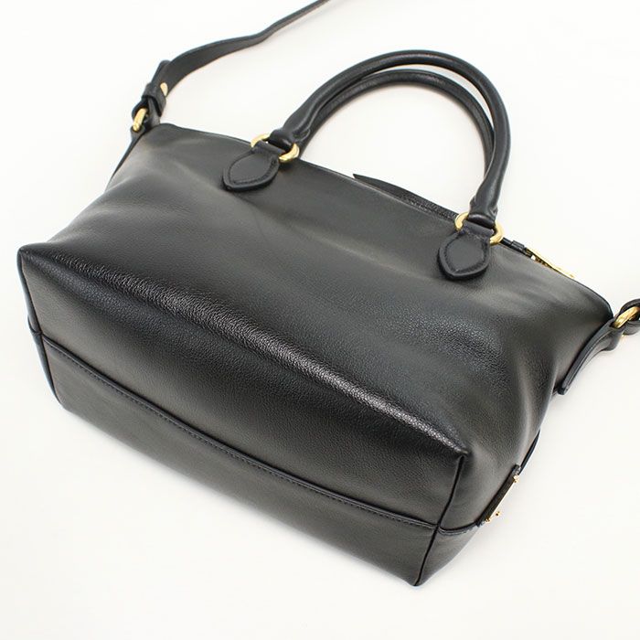 Prada 2-Way Handbag Leather