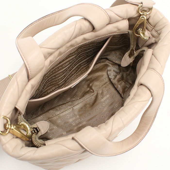 Prada 2-Way Tote Leather