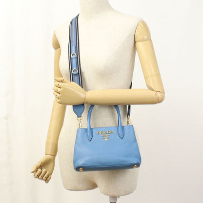 Prada 2-Way Handbag Leather