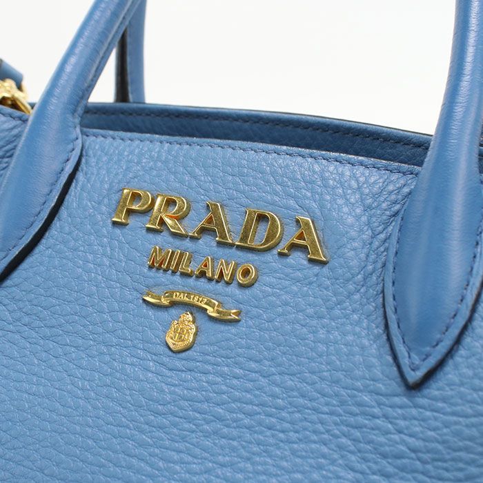 Prada 2-Way Handbag Leather