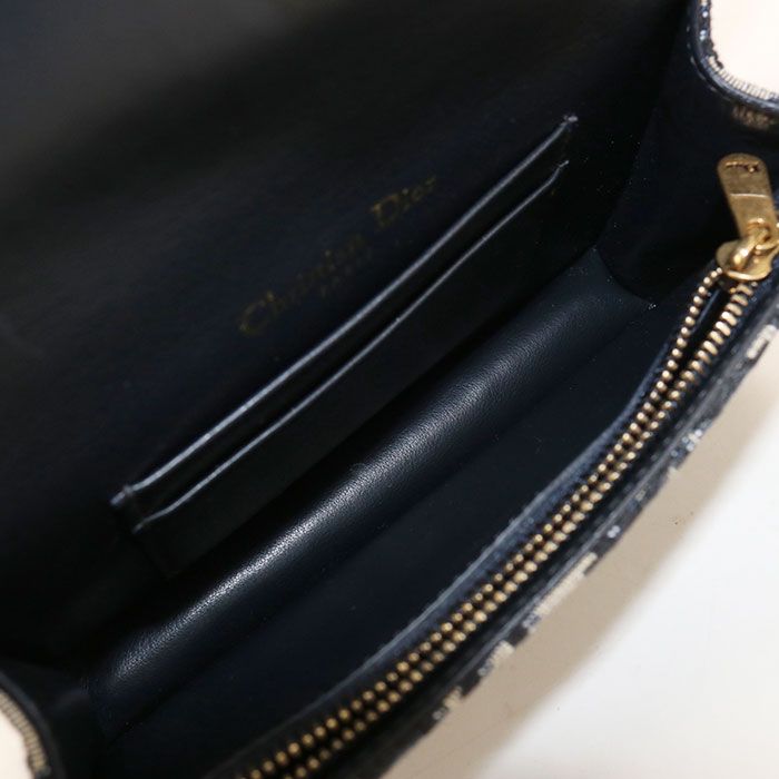Dior Belt Pouch Saddle Bag Jacquard