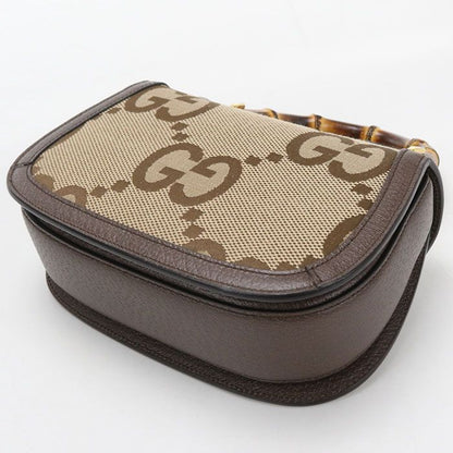Gucci Small Bag 2-Way Handbag Canvas