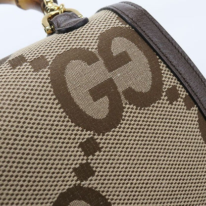 Gucci Small Bag 2-Way Handbag Canvas