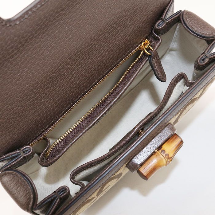 Gucci Small Bag 2-Way Handbag Canvas